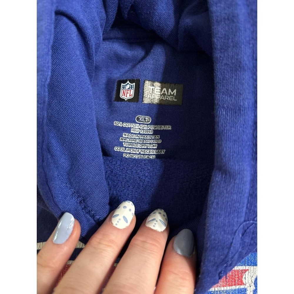 Buffalo Bills Blue Hoodie (XL Tall) As Is - Picture 4 of 8